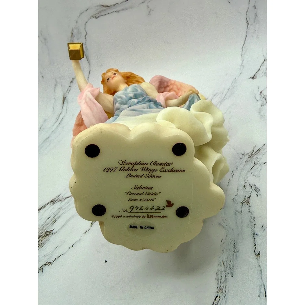 Seraphim Classics Sabrina Eternal Guide Angel Figurine 78046 1997‎ Golden Wings